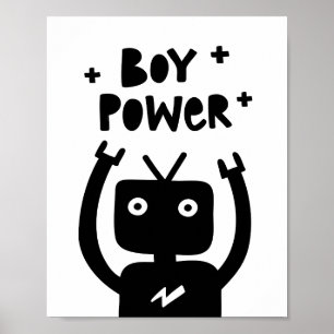 Póster Potencia de robot