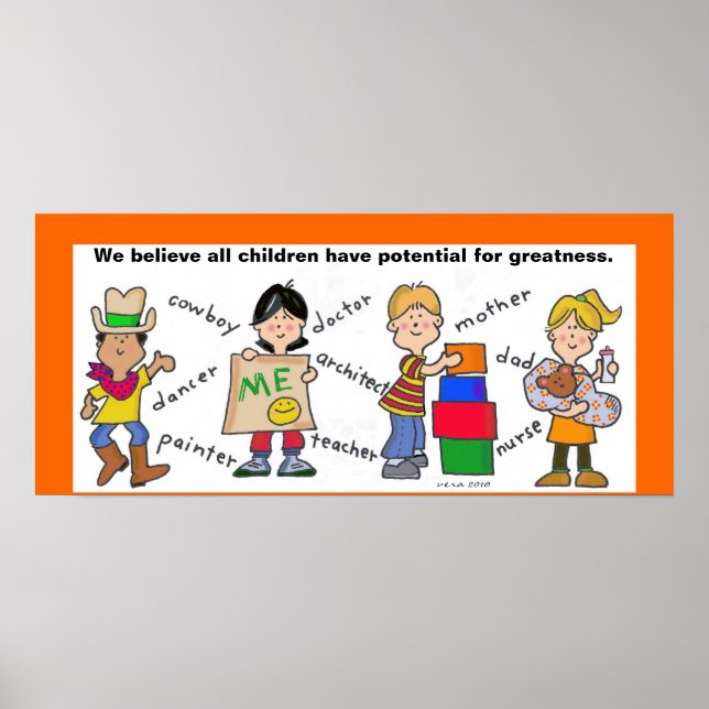 Póster Potencial de grandeza (Frente)