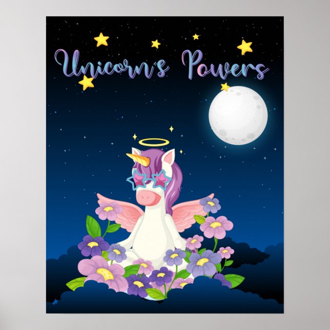 Póster Potencias de Unicornio (Frente)