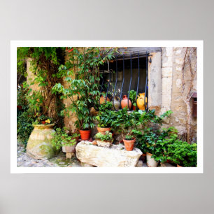 Póster Potes de la ventana