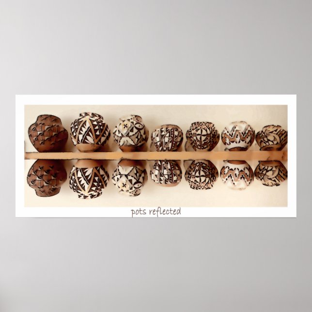 Póster Pots Reflected, poster (Frente)