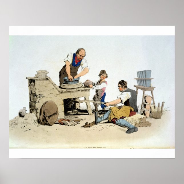 Póster Potters, from 'Costume of Great Britain', publishe (Frente)
