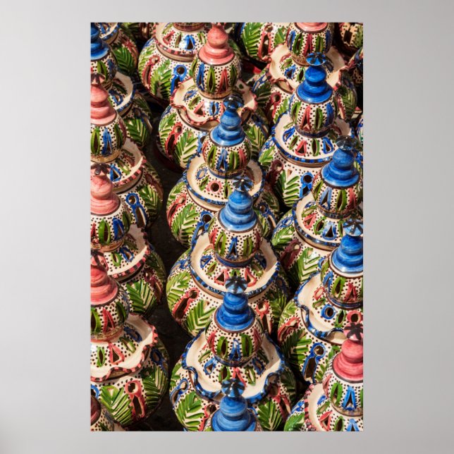 Póster Pottery For Sale At Market (Frente)