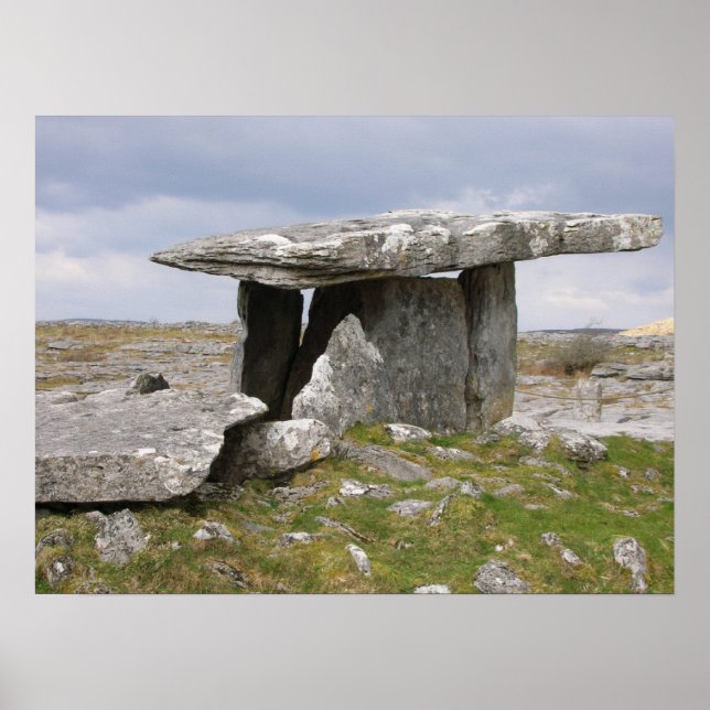 Póster Poulnabrone dolmen (Frente)