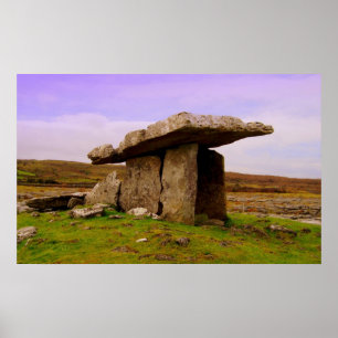 Póster Poulnabrone Dolmen