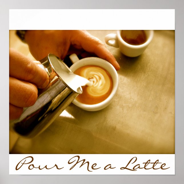 Póster Pour Me a Latte - Poster (Frente)