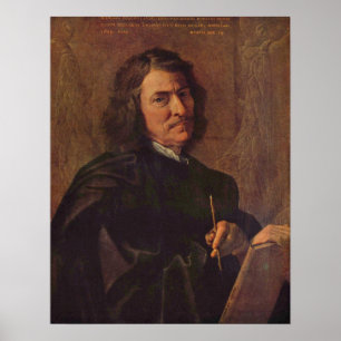 Póster Poussin - Autorretrato