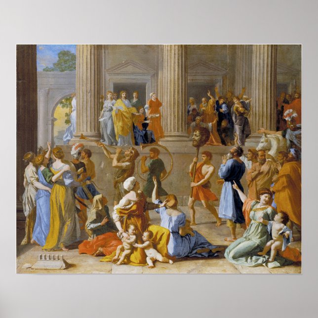 Póster Poussin - El Triunfo de David (Frente)