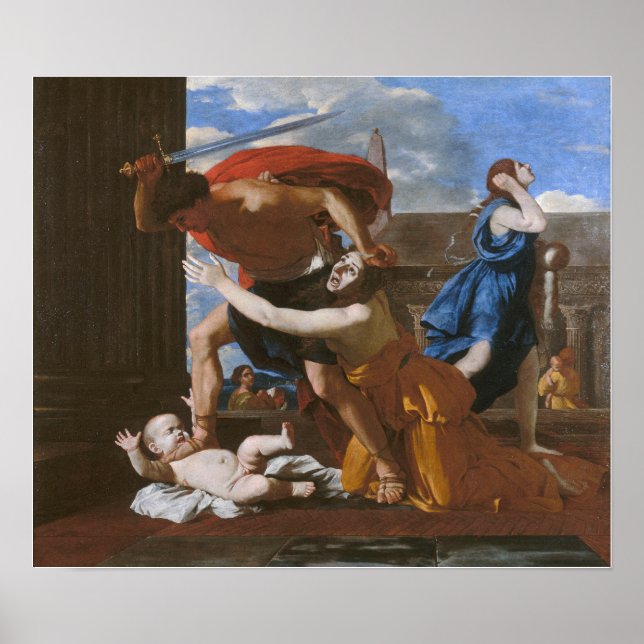 Póster Poussin - La Matanza de los Inocentes (Frente)