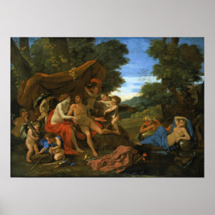 Póster Poussin - Mars And Venus