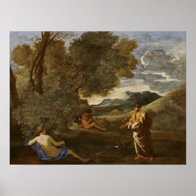 Póster Poussin - Numa La Ninfa (Frente)