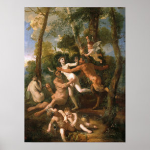 Póster Poussin - Pan Y Syrinx