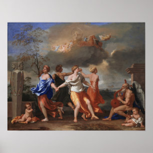 Póster Poussin - Una danza al ritmo del tiempo