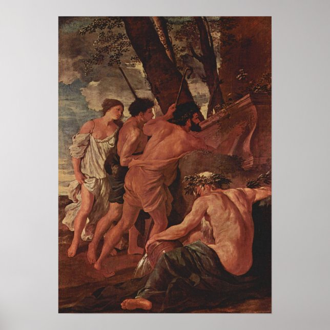 Póster Poussin - Y en Arcadia yo (Frente)