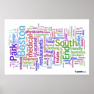 Póster Povo.com Poster de South End