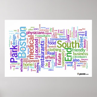 Póster Povo.com Poster de South End