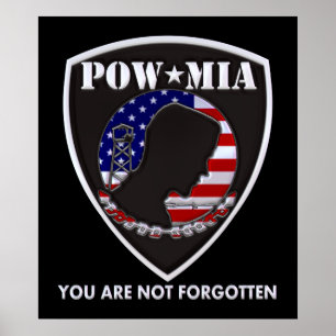 Póster POW MIA - Shield