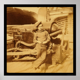 Póster Powder Monkey on the USS Pawnee 1862