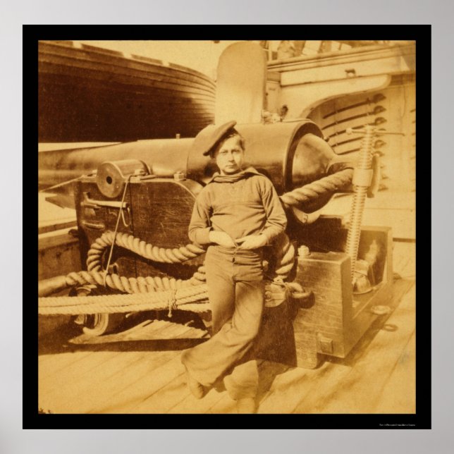 Póster Powder Monkey on the USS Pawnee 1862 (Frente)