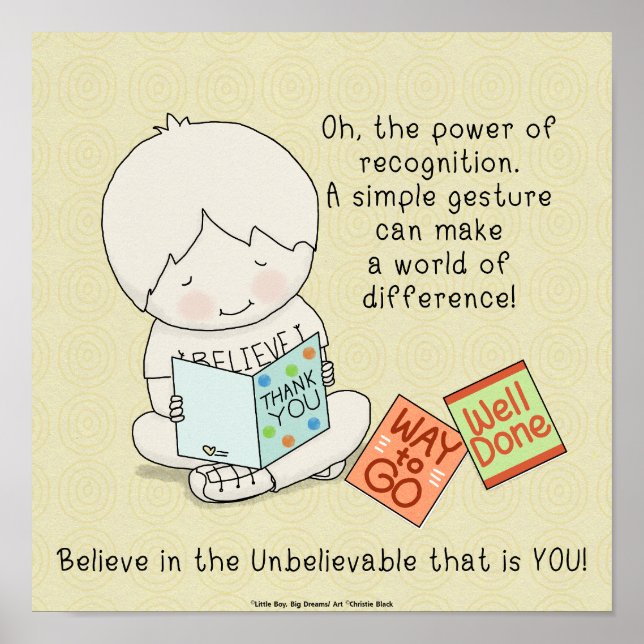 Póster Power of Recognition (Frente)