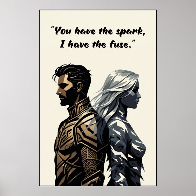 Póster Powerless Book Quote Poster (Frente)