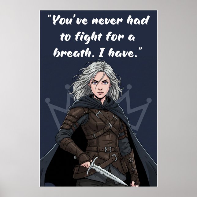 Póster Powerless Book Quote Poster (Frente)