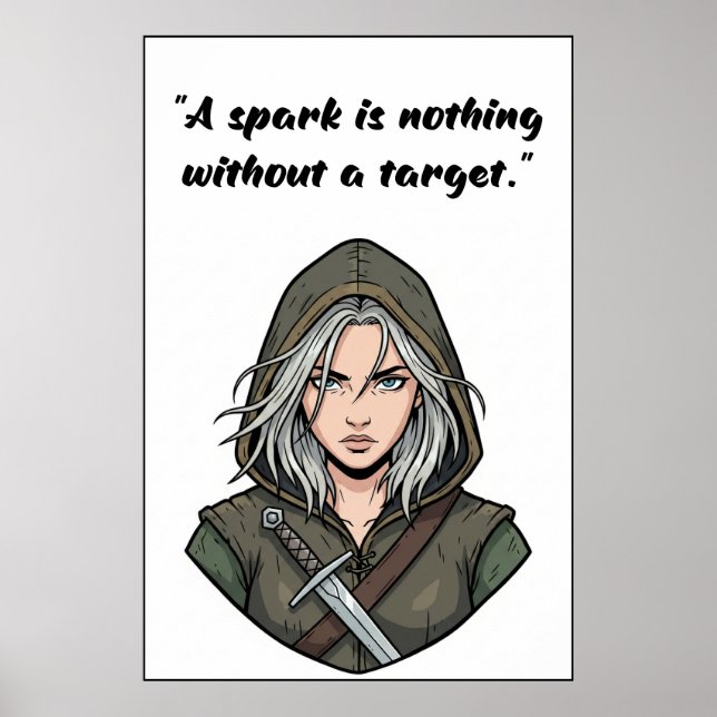 Póster Powerless Book Quote Poster (Frente)