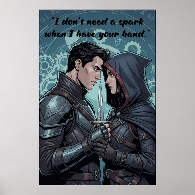 Póster Powerless Book Quote Poster (Frente)