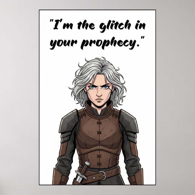 Póster Powerless Quote Poster (Frente)