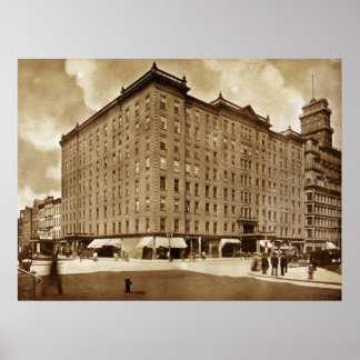 Póster Powers Hotel 1906