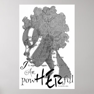 Póster powHERful poster