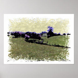 Póster Powys Doodle