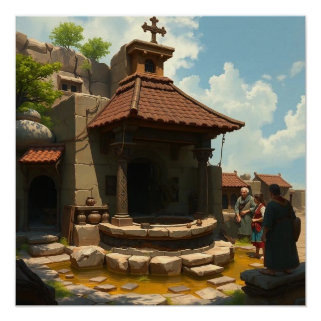 Póster Pozo de los Deseos (Anverso)