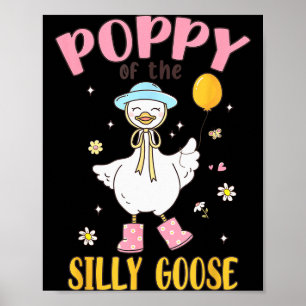 Póster Ppy Del Ganso Tonto Cumpleaños Familiar Partido