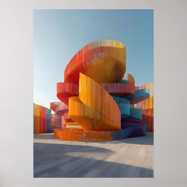 Póster PR-O04. Ribbon Mirage Pavilion
