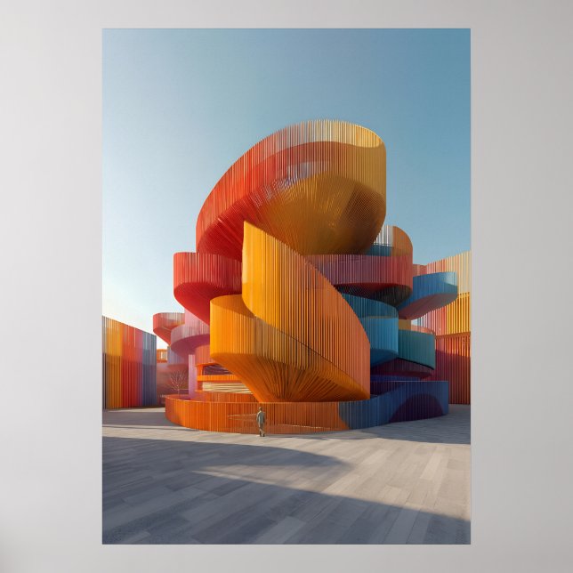 Póster PR-O04. Ribbon Mirage Pavilion (Frente)