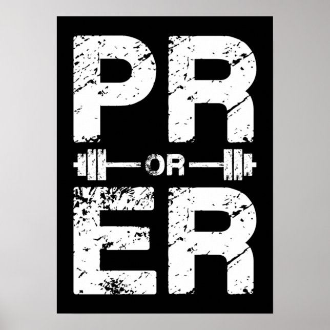 Póster PR o ER - Famoso levantamiento de pesas, levantami (Frente)