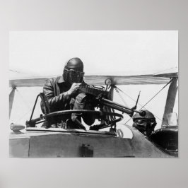 Póster Práctica de objetivo de armas de ametralladora aér