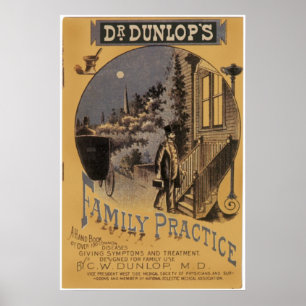 Póster Práctica familiar de Dunlop, Médica de portada de
