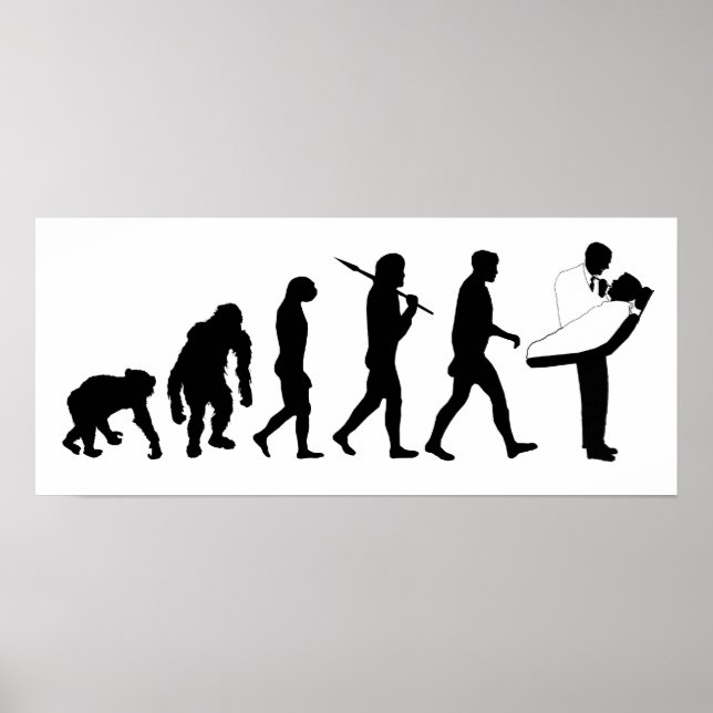 Póster Prácticas dentales y equipo de cirujanos dentales (Frente)