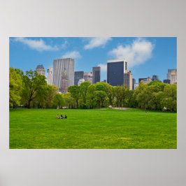 Póster Prado de las Ovejas de Primavera