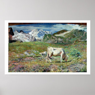 Póster Prados en primavera