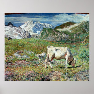 Póster Prados en primavera