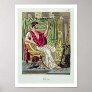 Póster Praetor, No. 38 from 'Antique Rome', engraved by L