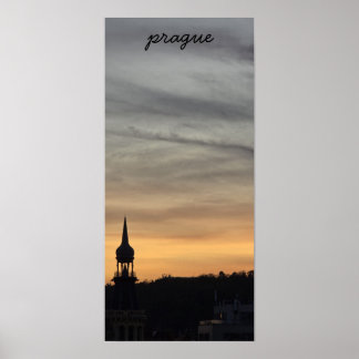 Póster Praga-checo