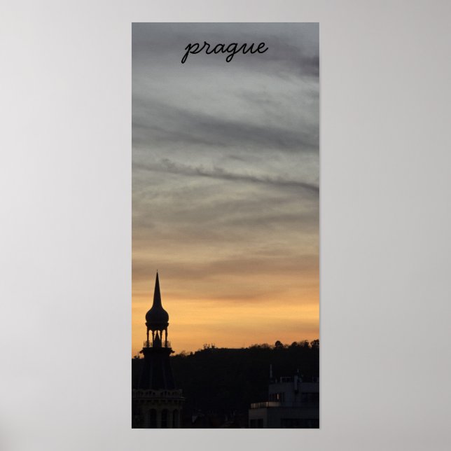 Póster Praga-checo (Frente)