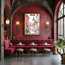 Póster Praga - Ciudad de las Cien Torres