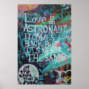 Póster Praga Graffiti