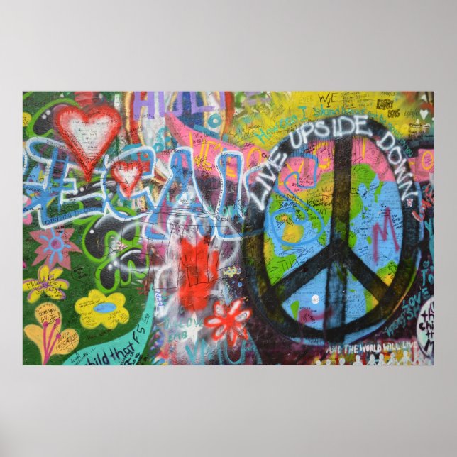 Póster Praga Graffiti (Frente)