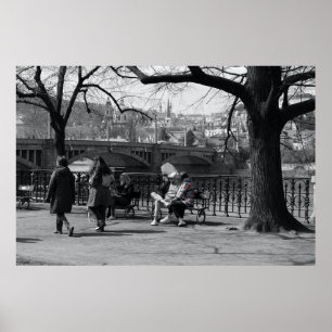 Póster Praga Riverfront Relax